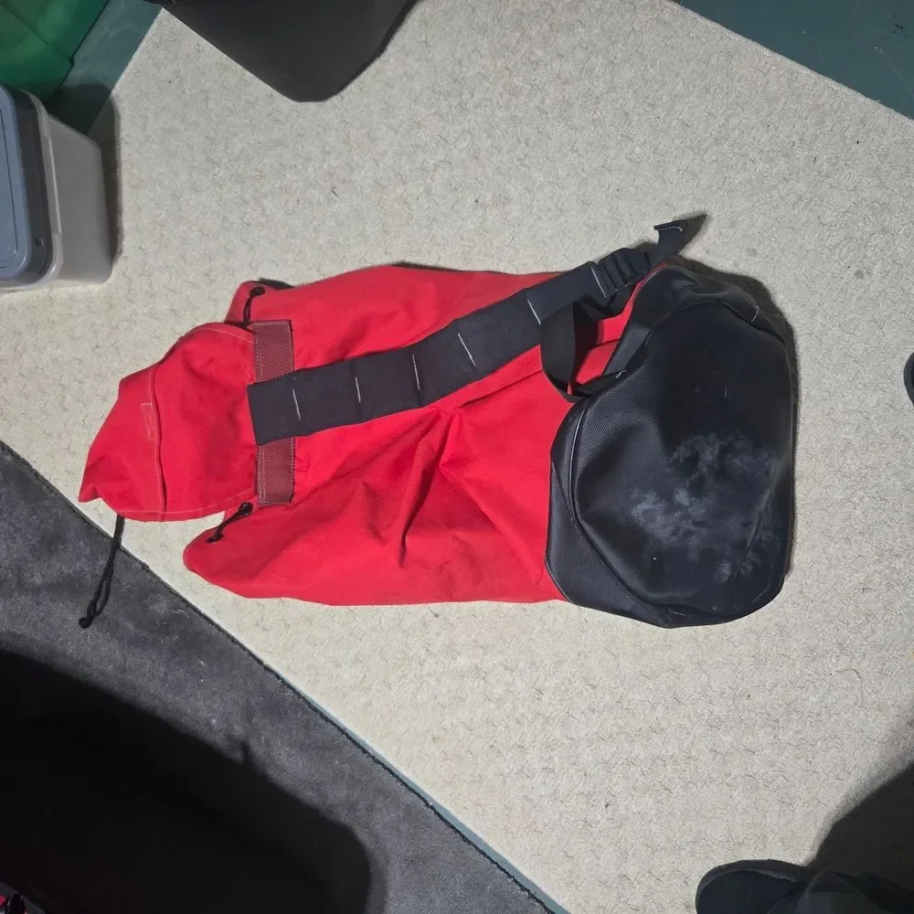 Vintage Marlboro Red and Black Duffel Bag